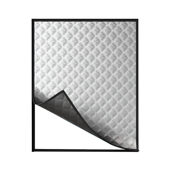 AUQ 2026 New Thermal Window Cover for Winter,Window Insulation,Oxford Cloth Cotton Layer Window Covers for Winter to Keep Heat for Home,Bedroom,Office,Living Room,Window Insulation for Winter