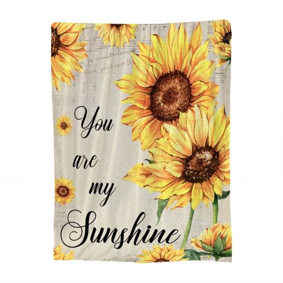 AUQ 2026 New Throw Blanket Cheerful Sun Design Soft Throw Blanket Heartfelt Gift Throw Throw Blankets Style2 40*51In for Couch Living Room Bedroom Gift Giving Cozy Moments.