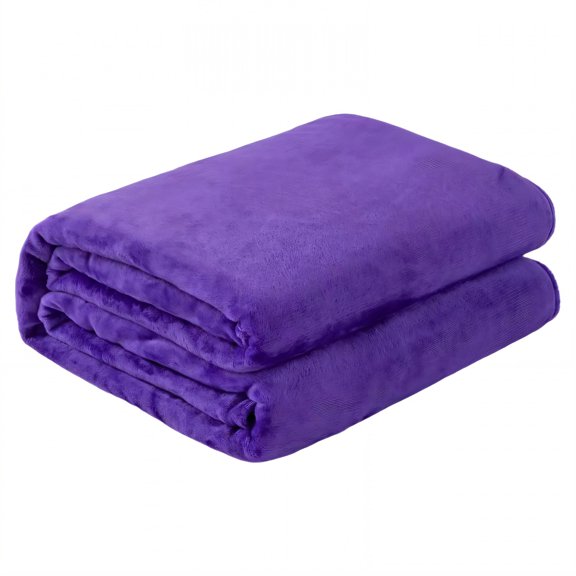 AUQ 2026 New Throw Blanket Double Thick Plush Bed Blanket Superior Cozy Warmth Bed Blankets Darkpurple 27*40In for Beds Couches Living Rooms Bedrooms Cozy Spaces Chilly Evenings