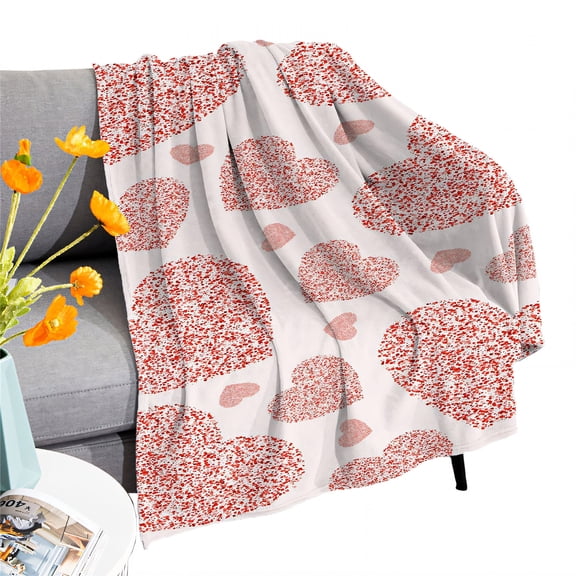 AUQ 2026 New Throw Blanket Fresh Air Circulation Throw Blankets Breathable Cozy Layer Warm Blanket Style3 30*40In for Couch Bed Travel Office Nap Relaxing