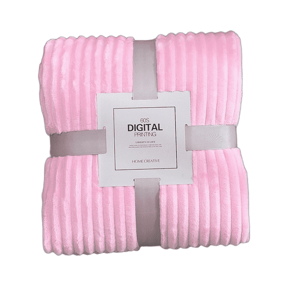 AUQ 2026 New Throw Blanket Luxurious Lightweight Spa Gifts for Women Sofa Bed Blanket Weighted Blanket Pink for Sofa Bed Travel Office Home 70*100Cm