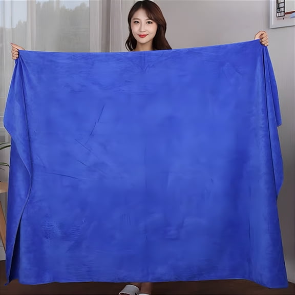 AUQ 2026 New Turkish Cotton Oversized Bath Sheet 40X80 Inches 600 Gsm Highly Absorbent Quick Dry Plush Bath Towel for Bathroom Beach Pool Spa Hotel Luxury Bath Bath Towels