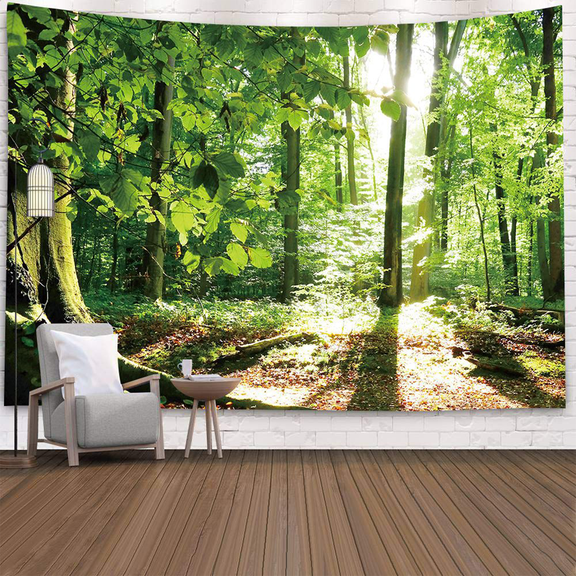 AUQ 2026 New Wall Tapestry Focus on Details Wall Hanging Adds Space Vibrancy Warm Home Vibe for Living Room Dorm Study Tapestry for Bedroom Style8