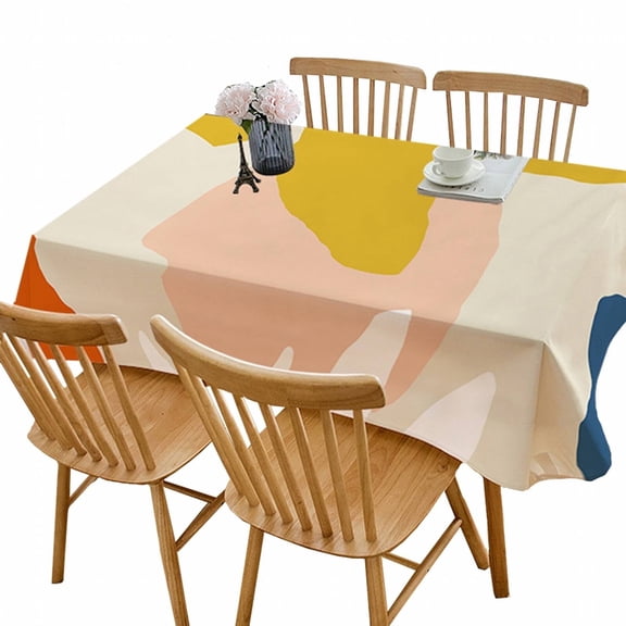AUQ 2026 New Wipeable Tablecloths High Quality Eco Friendly Material Table Cloth Easy to Clean Design Table Covers 0 for Dining Picnic Kitchen Party