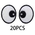 thumbnail image 1 of AUQ 20Pcs Iron on Patches Tight Stitch Iron on Patches for Clothes Flat Tatami Patches for Jackets Style1, 1 of 4