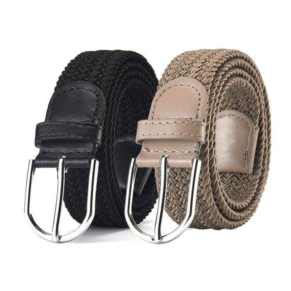 AUQ 2PCS Belt,Canvas Material for Durability Belts for Women,Comfortable Fit for Long Hours Western Outfit for Women,Multicolor2,42in