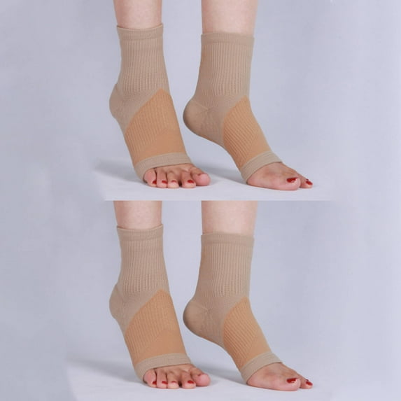 AUQ 2Pair Ankle Sleeve,Nylon Calcetines Para Mujer,Socks for Women,Yellow