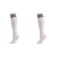thumbnail image 1 of AUQ 2Pair Knee High Socks,Chemical Fiber Socks for Women,Womens Socks,Style2, 1 of 1