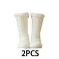 thumbnail image 1 of AUQ 2Pairs Socks Winter Ready Fuzzy Acrylic Socks,Soft and Warm Long Socks for Cold Weather,White, 1 of 2