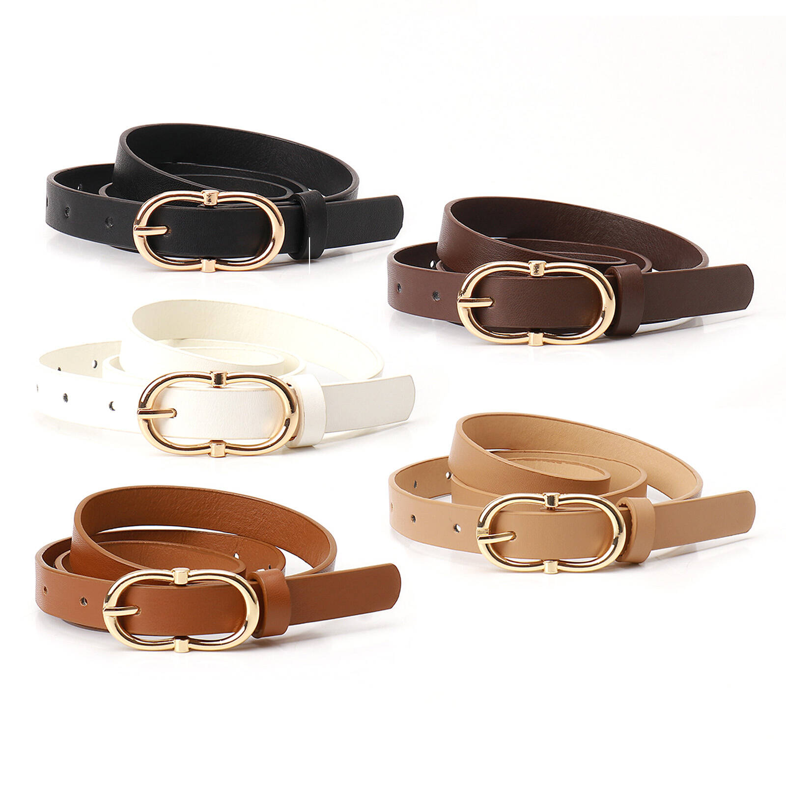 AUQ 2Pcs Belt,Versatile Slim Waistbelt Design Belts for Women,Premium ...