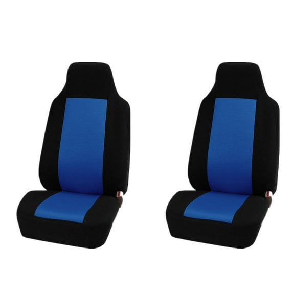 AUQ 2Pcs Car Seat Covers,Complete Coverage Car Seat Cover,Fashion Forward Washable Seat Covers,Blue