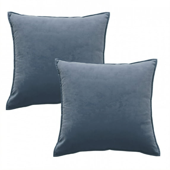 AUQ 2Pcs Decorative Pillow Covers Removable Cover 20X20 Pillow Cover Effortless Unzip Pillow Covers Style5