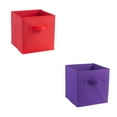 thumbnail image 1 of AUQ 2Pcs Fabric Storage Bins,Lightweight Fabric Storage Cubes,Natural Touch Cube Storage Bin,Color Mixing1,33*38*33Cm, 1 of 4