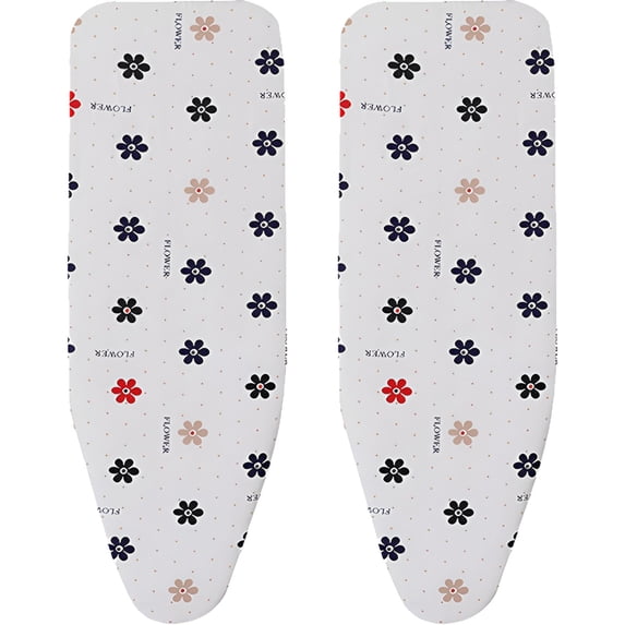 AUQ 2Pcs Ironing Board Cover and Pad,Secure Knot and Buckle Iron Board Cover with Padding,Ironing Board Cover Ironing Board Cover,47*15In