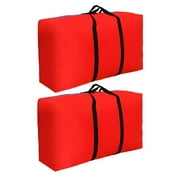 AUQ 2Pcs Moving Bags Heavy Duty,Moderate Weight Moving Bags,Household Essential Packing Bags for Moving,Red1