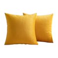 thumbnail image 1 of AUQ 2Pcs Pillow Covers Comfortable touch Suitable for Various Home Decoration Styles Pillowcases Hidden Zipper Simple Design Versatile Square Cushion Case 18x18in,Orange, 1 of 4