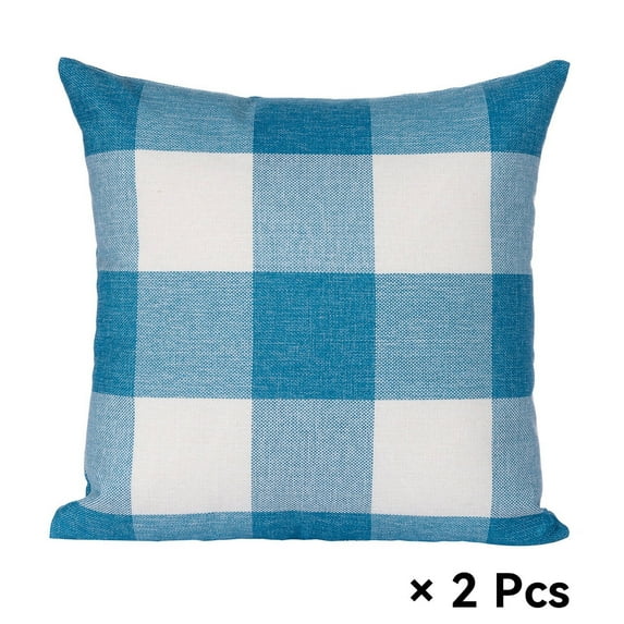 AUQ 2Pcs Pillow Covers Vibrant Colors Fade-Resistant Throw Decorative Pillow Covers Smooth Seam Stitches Square Cushion CaseStyle 1