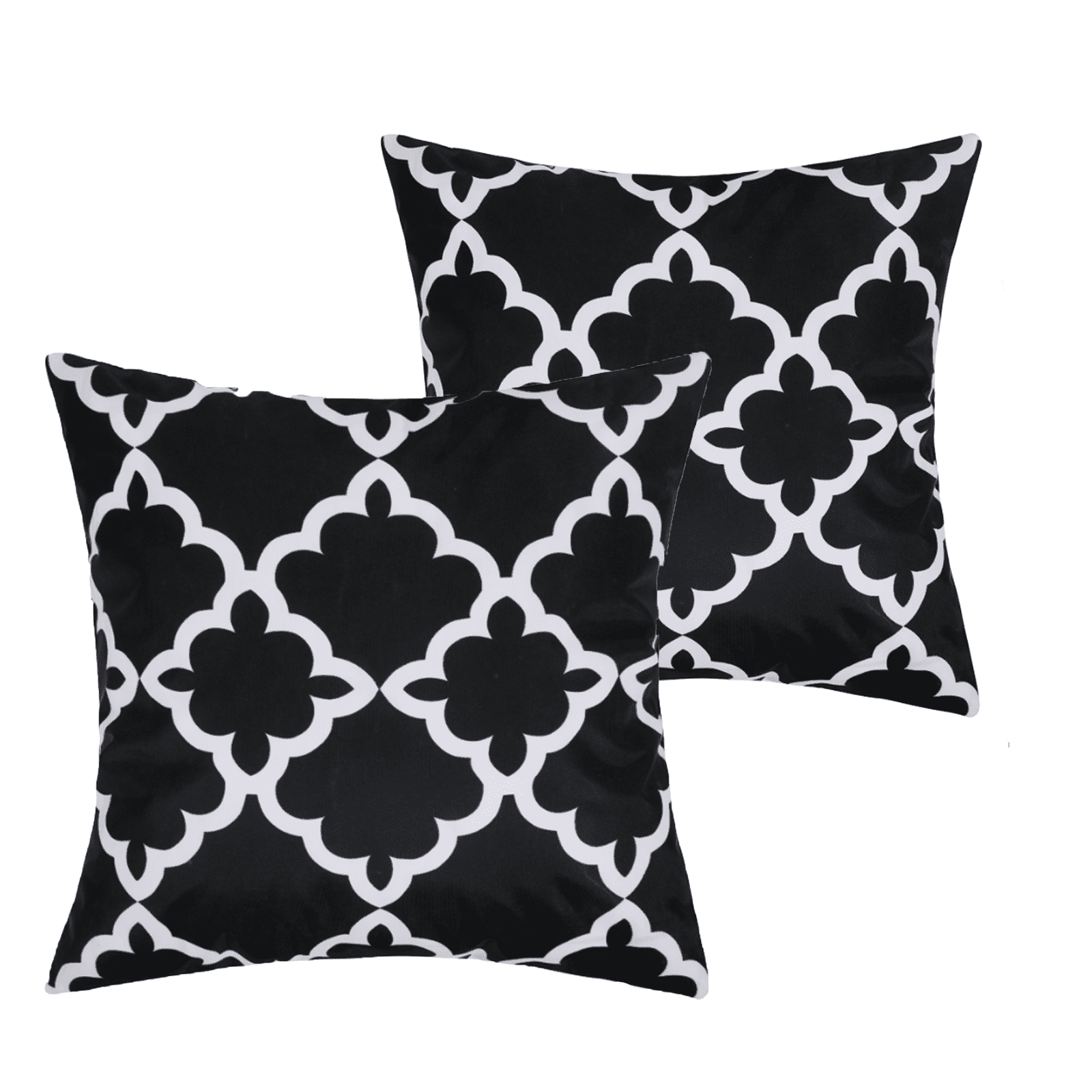 AUQ 2Pcs Throw Pillow Cover,Outdoor Floral Body Pillow Cover with Zipper,Trendy Body Pillow Pillowcase for Sofas