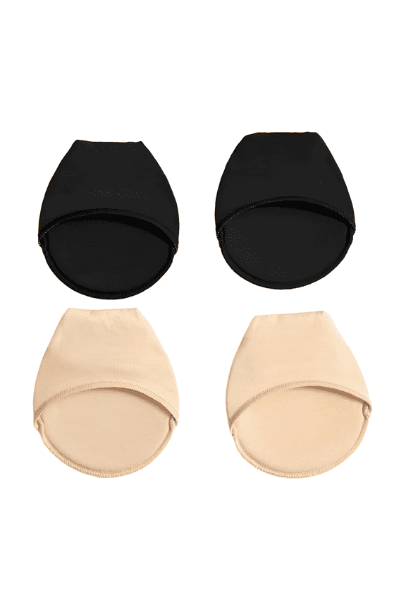 AUQ 2Pcs Toe Socks,Comfort Enhancing Sock Heel Metatarsal Pad,Seamless No Show Cover Front Forefoot for Invisible Fit