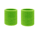 thumbnail image 1 of AUQ 2Pcs Wrist Bands High Density Terry Sweat Band Elasticity Wrist Wraps,Light Green, 1 of 2