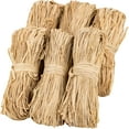 thumbnail image 1 of AUQ 3 Bundles Raffia Ribbon Natural Raffia Straw, 1 of 4