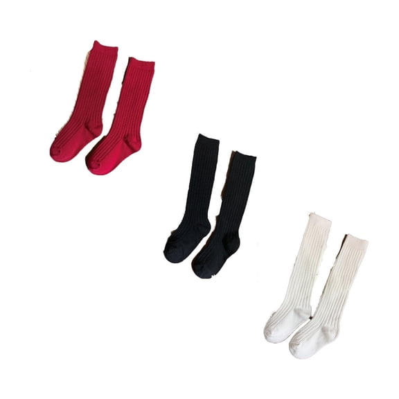 AUQ 3Pair Kids Socks,Cotton Socks for Toddler Boys,Girls Socks