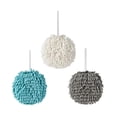 thumbnail image 1 of AUQ 3Pcs Chenille Hanging Hand Towels Ball,No Hair Removal Microfiber Absorbent Dish Cloth,Quick Dry Soft Absorbent Microfiber Hand Towels, 1 of 7