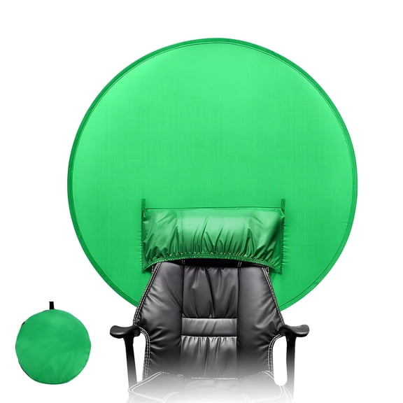 AUQ 43 in Foldable Green Screen Backdrop,Portable Chroma Key Photography Background for Photo Studio,Live Streaming and Video Meetings