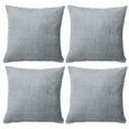 thumbnail image 1 of AUQ 4Pcs Decorative Pillow Covers Fine Stitching 16X16 Pillow Covers Dust Resistant Couch Pillow Covers Style4, 1 of 7