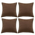 thumbnail image 1 of AUQ 4Pcs Decorative Pillow Covers No Curling Edges Pillow Covers 20X20 Anti-Rip Build Pillow Cover Style1, 1 of 7