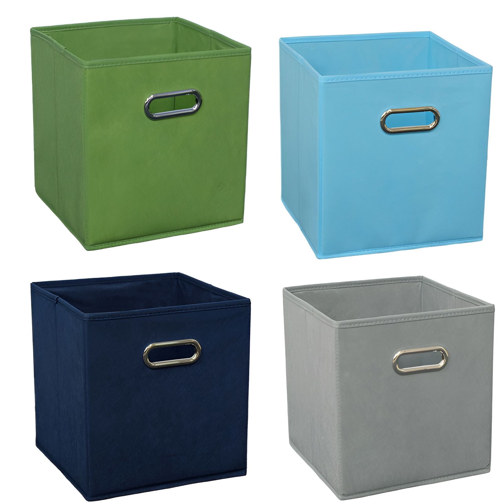 Photo inspiration: Auq 4Pcs Fabric Storage Bins Strong Handle Storage Cubes Minimalist Photo Inspiration