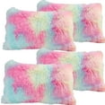 thumbnail image 1 of AUQ 4Pcs Pillow Cases,Uniform Hue Construction Zipper Pillow Cases,Crystal Velvet Material Pillow Cases Standard Size Set of 4,Style, 1 of 3