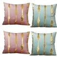 thumbnail image 1 of AUQ 4Pcs Pillow Covers,Velvet Cushion Throw Pillowsfor Couch,Geometric Design Decorative Throw Pillows,Style 11, 1 of 3
