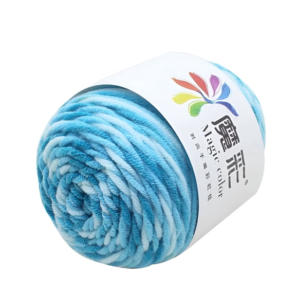 AUQ 50 g 100% Polyester Imported Wool A Yarn,3.9 In