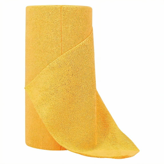AUQ 50Pcs Reusable Paper Towels,Moisture-Hold Pattern Rags for Cleaning House,Tight-Knit Pattern Dusting Cloths,Orange3