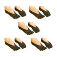 thumbnail image 1 of AUQ 5Pair Crew Socks,Velvet No Show Socks for Women,Ankle Socks for Women,Black, 1 of 1