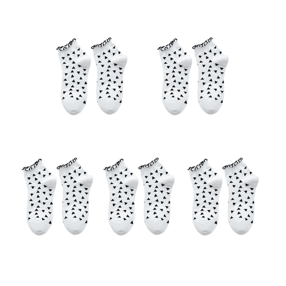 AUQ 5Pair Kid Socks,Cotton Calcetines Para Ninos,Socks for Boys,Blue