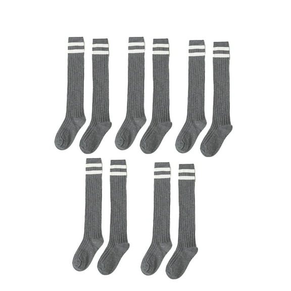 AUQ 5Pair Kids Socks,Cotton Boy Socks,Girls Socks,Black