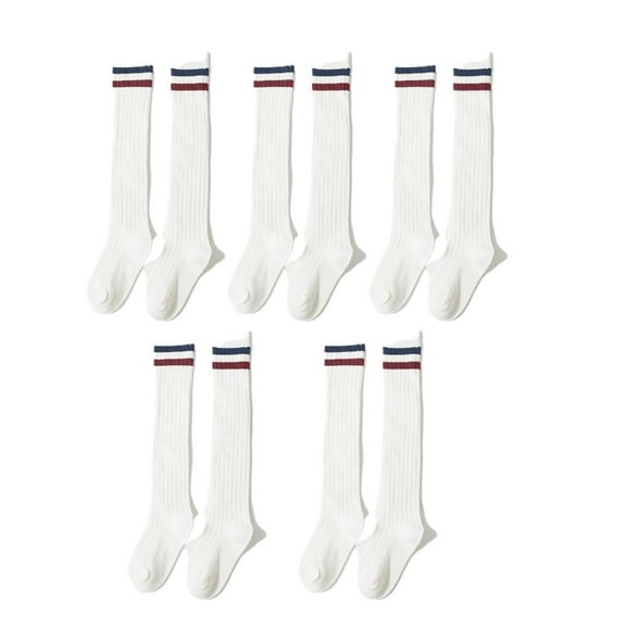 AUQ 5Pair Kids Socks,Cotton Girl Socks,Boys Socks,Black