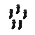 thumbnail image 1 of AUQ 5Pair Kids Socks,Cotton Socks for Toddler Girls,Calcetines Para Ninos,Black, 1 of 1