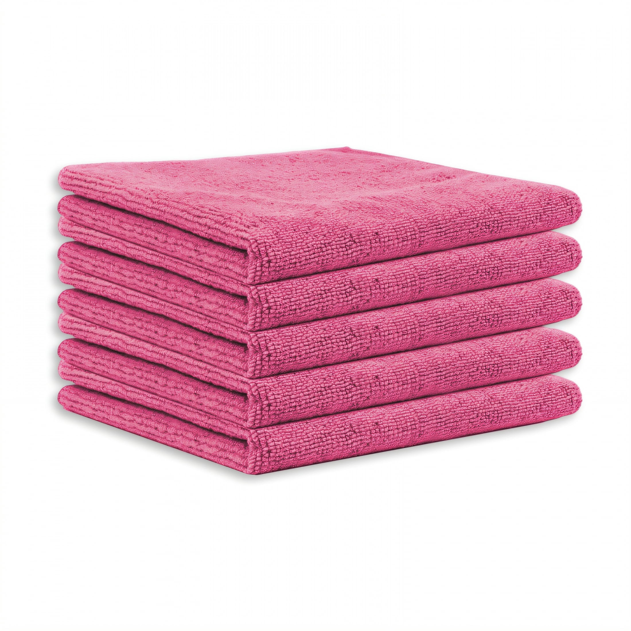 Pink. Shop Rags AUQ 5Pcs Cleaning Rags,Lightweight Cleaning Microfiber Towels,Highly ...