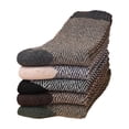 thumbnail image 1 of AUQ 5Pcs Socks for Men,Premium Cotton Fabric Mens Socks,Relaxed Cuff Design Crew Socks for Men, 1 of 1