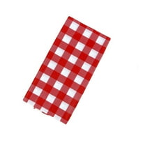 AUQ 6Pcs Table Cloth Waterproof Rectangle Tablecloth,Anti-Oil Plastic Table Cloth Disposable for Kitchen and Dining Rooms,Red
