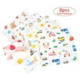 thumbnail image 1 of AUQ 8Pcs Baby Towels for Newborn,Water Washing Process Wash Cloths for Babies,Breathable Foam Gauze Baby Washcloths, 1 of 6