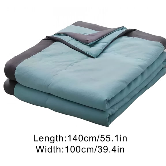 AUQ Down Alternative Comforter,Cooling Breathable Reversible Design,Weighted Blanket,Weighted Cooling Blanket Cooling Heavy Blanket for Sleeping Perfect 100X140Cm