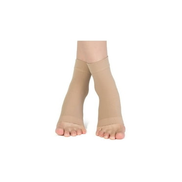 AUQ Ankle Sleeve,Targeted Compression Support Neuropathy Socks,Enhanced Sprain Protection Ankle Brace,Yellow