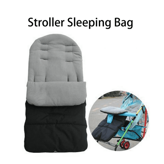AUQ Baby Stroller Sleeping Bag Windproof Footmuff Baby Bunting Bag Winter Baby Stroller Supplies