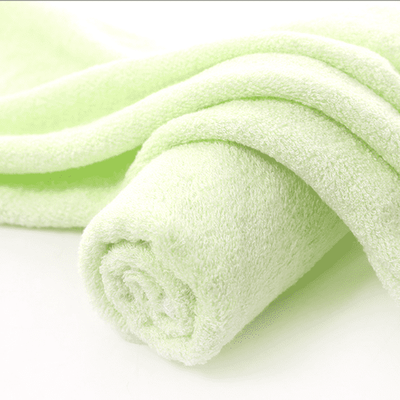 AUQ Bamboo Washcloths Towel,Super Absorbent Baby Wash Cloths,Eco-Friendly and Soft Face Wash Cloths,Essential Baby Necessities for Gentle Care,Green