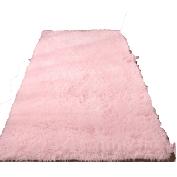 AUQ Bathroom Accessories,Exquisite Locking Bathroom Rugs,Multiple Exquisite Edging Process 3 Piece Bathroom Rug Set,Pink