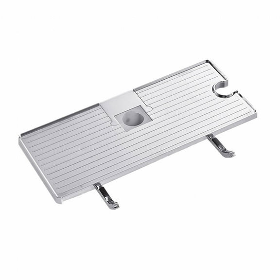 AUQ Bathroom Decor,Abs Plastic Bathroom Shelves,Lightweight Hanging Shelves,Silver,Stainless steel,Stainless steel